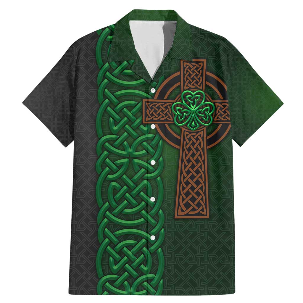 Ireland Celtic Knot and Clover Design Family Matching Mermaid Dress and Hawaiian Shirt