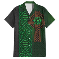 Ireland Celtic Knot and Clover Design Family Matching Tank Maxi Dress and Hawaiian Shirt