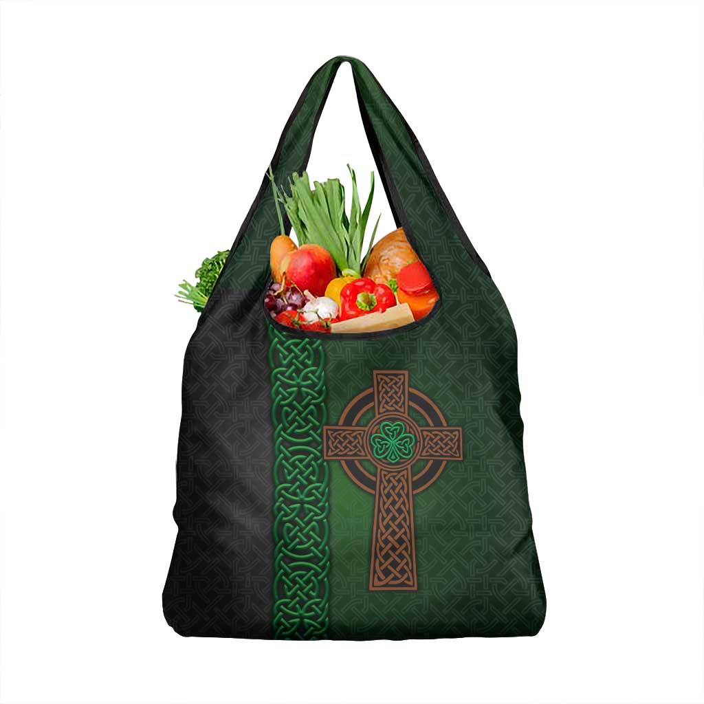 Ireland Celtic Knot and Clover Design Grocery Bag