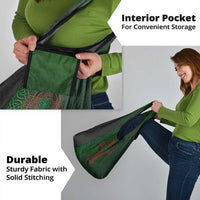 Ireland Celtic Knot and Clover Design Grocery Bag