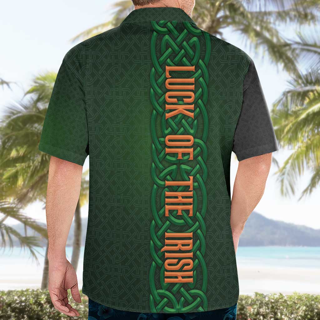 Ireland Celtic Knot and Clover Design Hawaiian Shirt