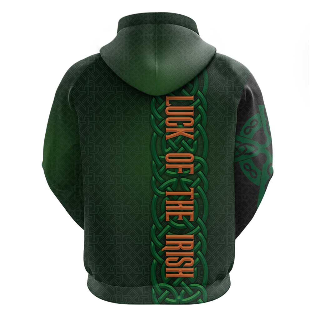 Ireland Celtic Knot and Clover Design Hoodie