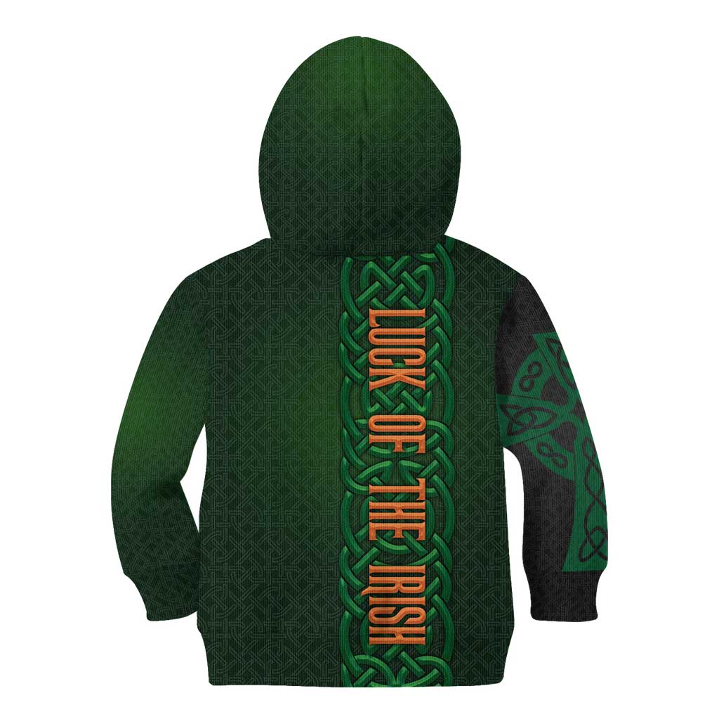 Ireland Celtic Knot and Clover Design Kid Hoodie