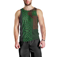 Ireland Celtic Knot and Clover Design Men Tank Top