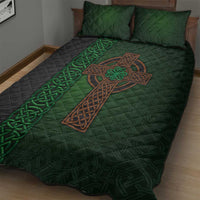 Ireland Celtic Knot and Clover Design Quilt Bed Set