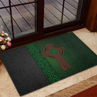 Ireland Celtic Knot and Clover Design Rubber Doormat
