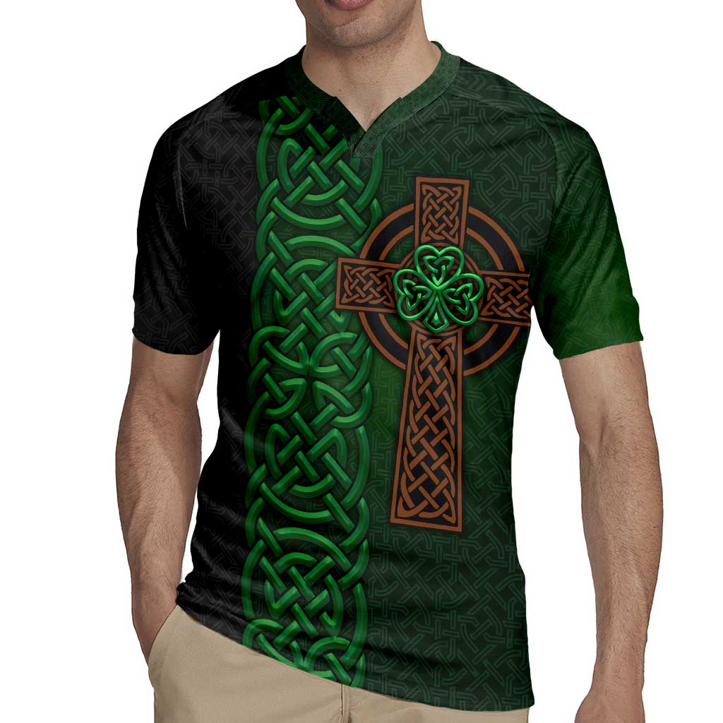 Ireland Celtic Knot and Clover Design Rugby Jersey