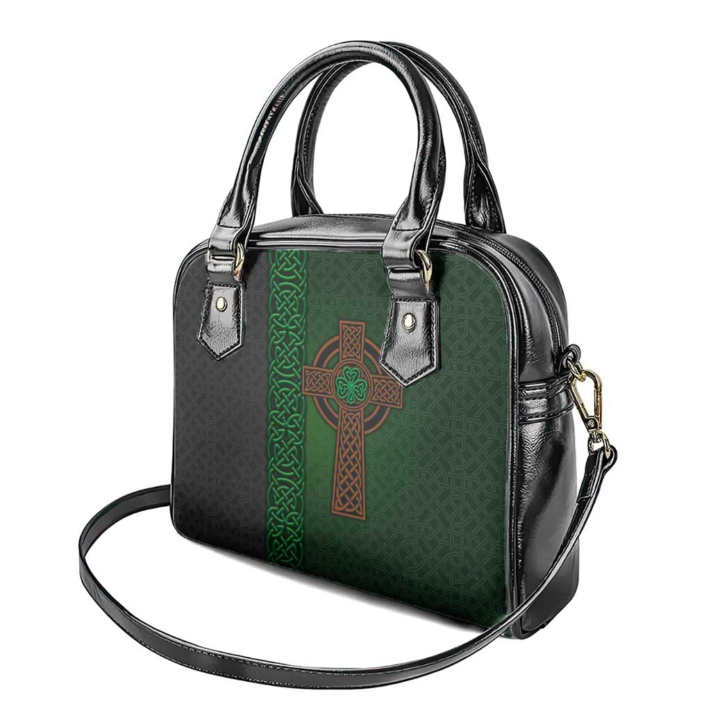 Ireland Celtic Knot and Clover Design Shoulder Handbag