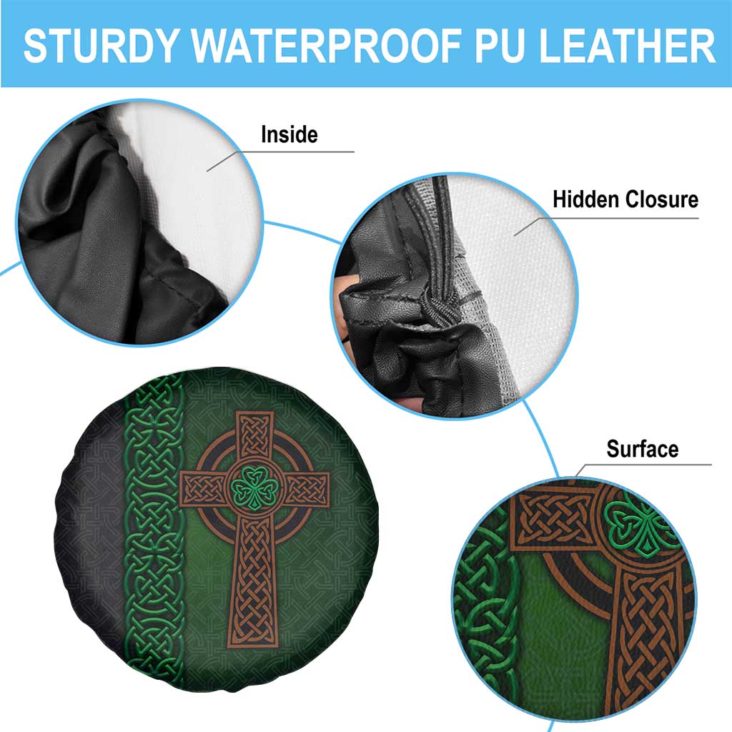 Ireland Celtic Knot and Clover Design Spare Tire Cover