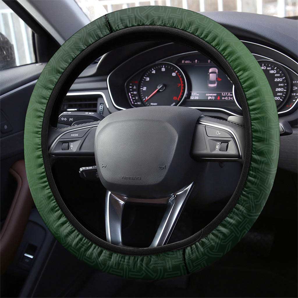 Ireland Celtic Knot and Clover Design Steering Wheel Cover