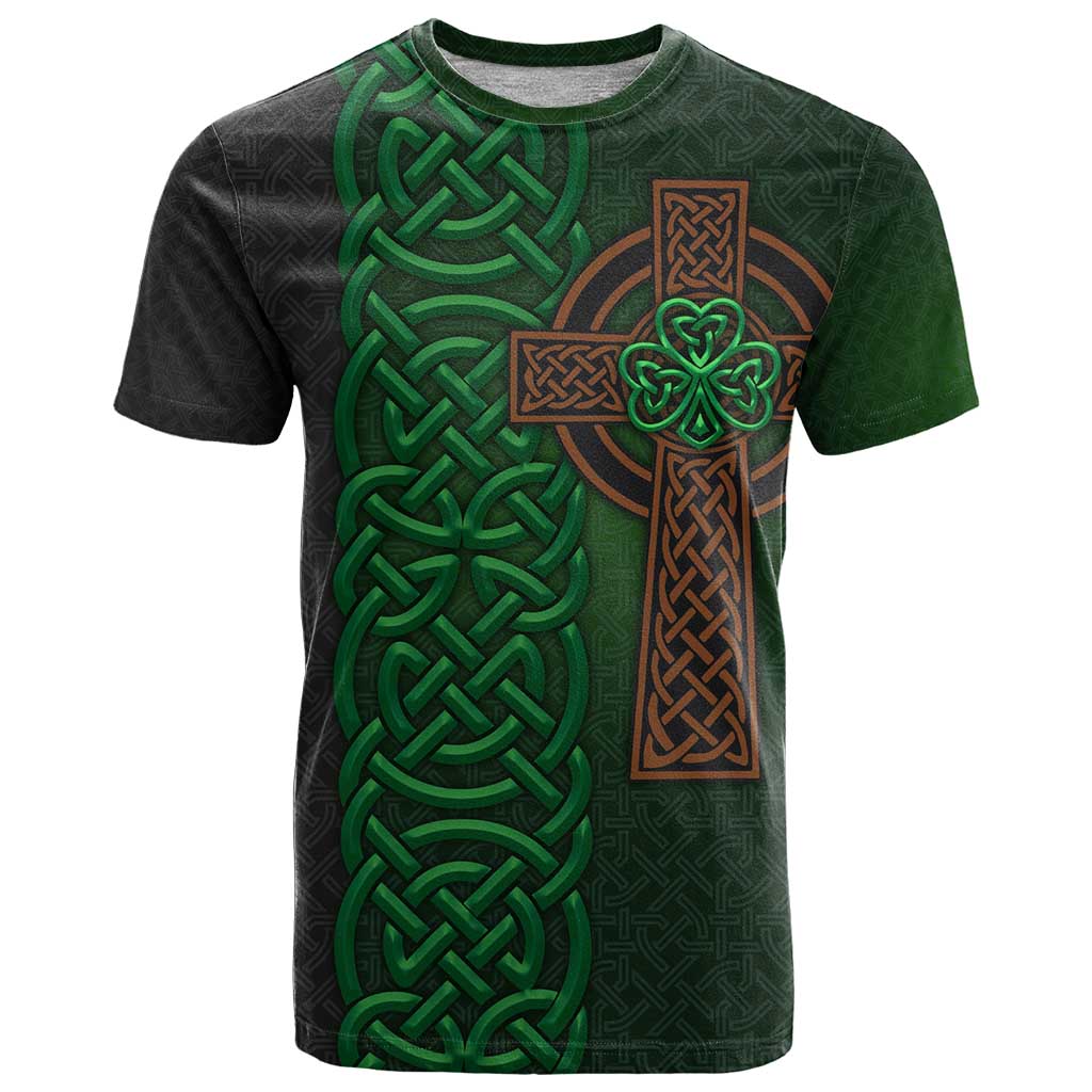 Ireland Celtic Knot and Clover Design T Shirt
