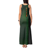 Ireland Celtic Knot and Clover Design Tank Maxi Dress