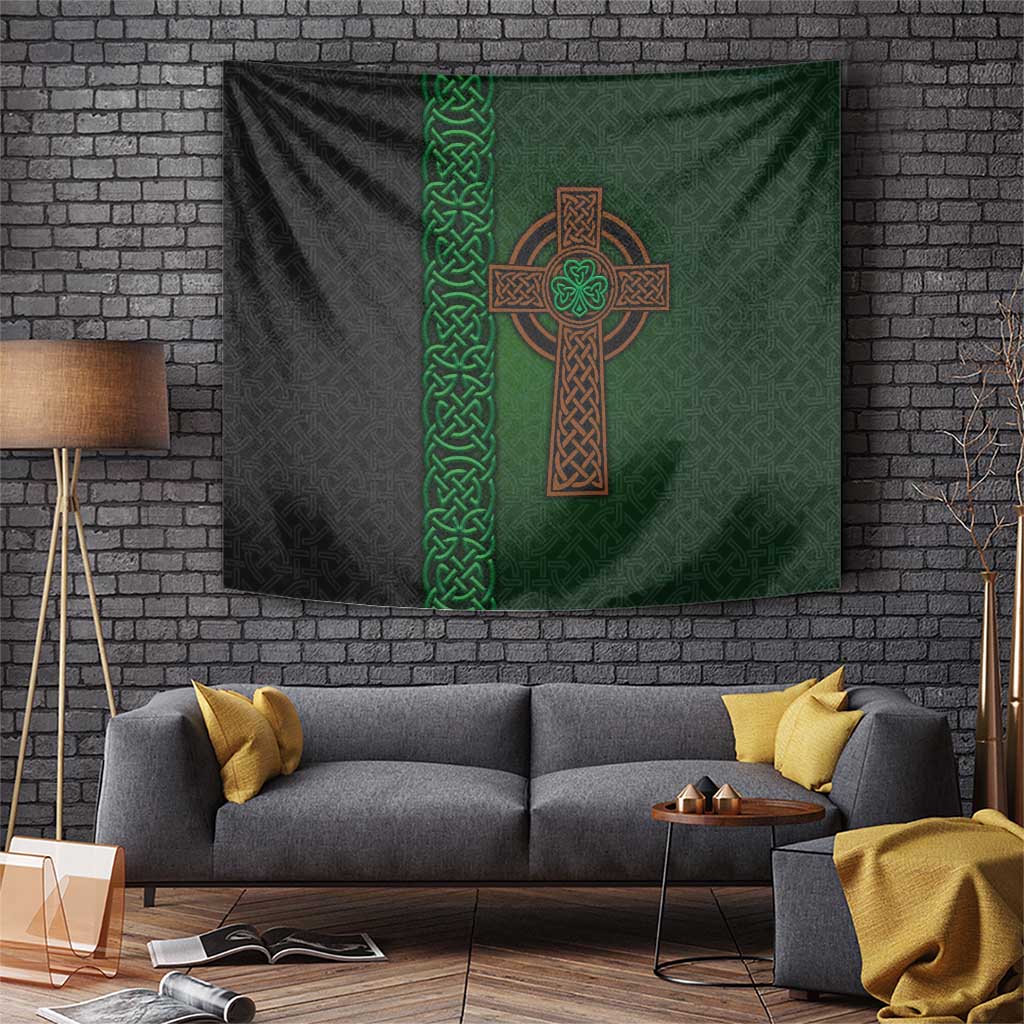 Ireland Celtic Knot and Clover Design Tapestry
