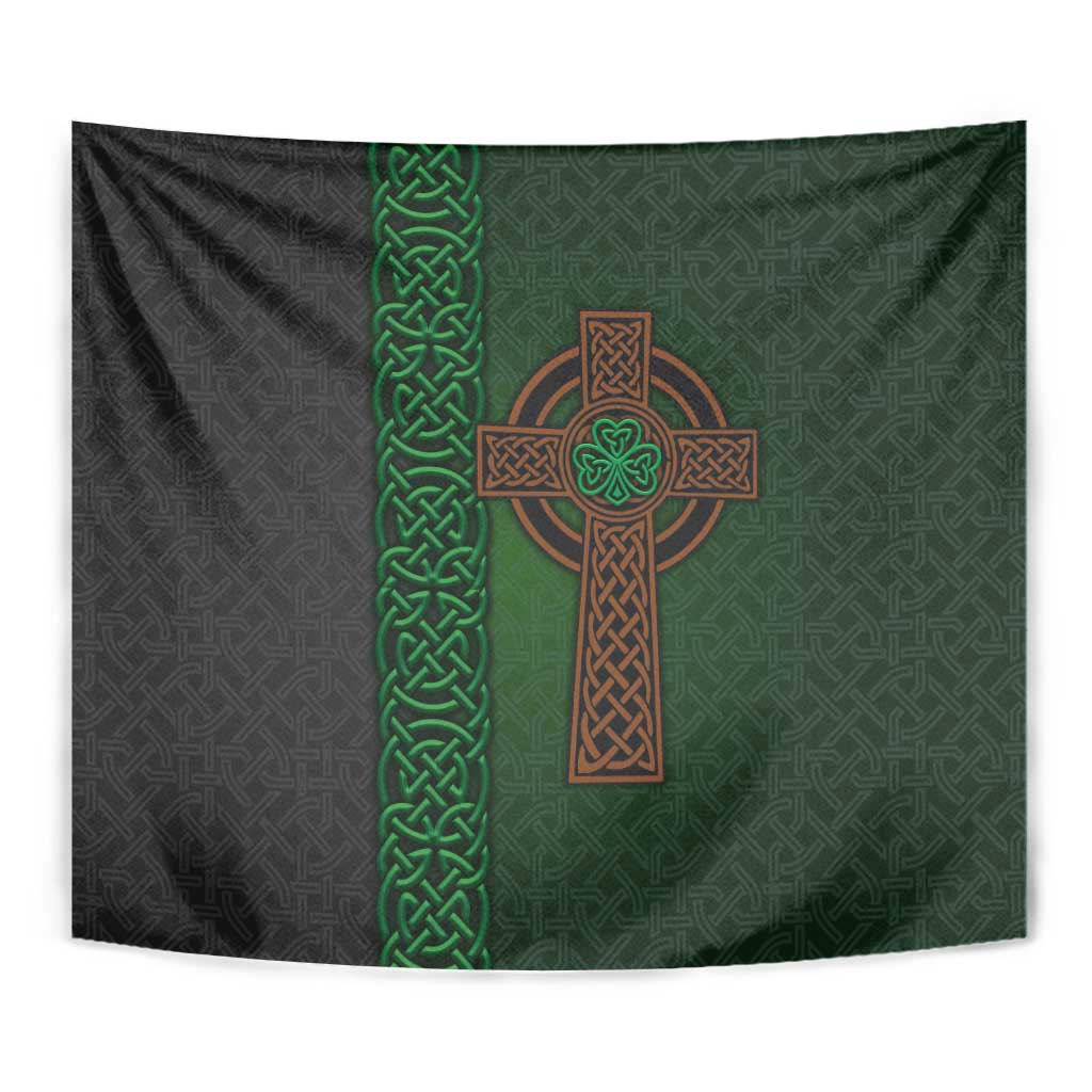 Ireland Celtic Knot and Clover Design Tapestry