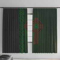 Ireland Celtic Knot and Clover Design Window Curtain