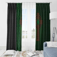 Ireland Celtic Knot and Clover Design Window Curtain