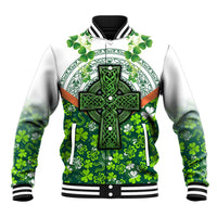 Celtic Knot and Clover Ireland - Inspired Design Baseball Jacket