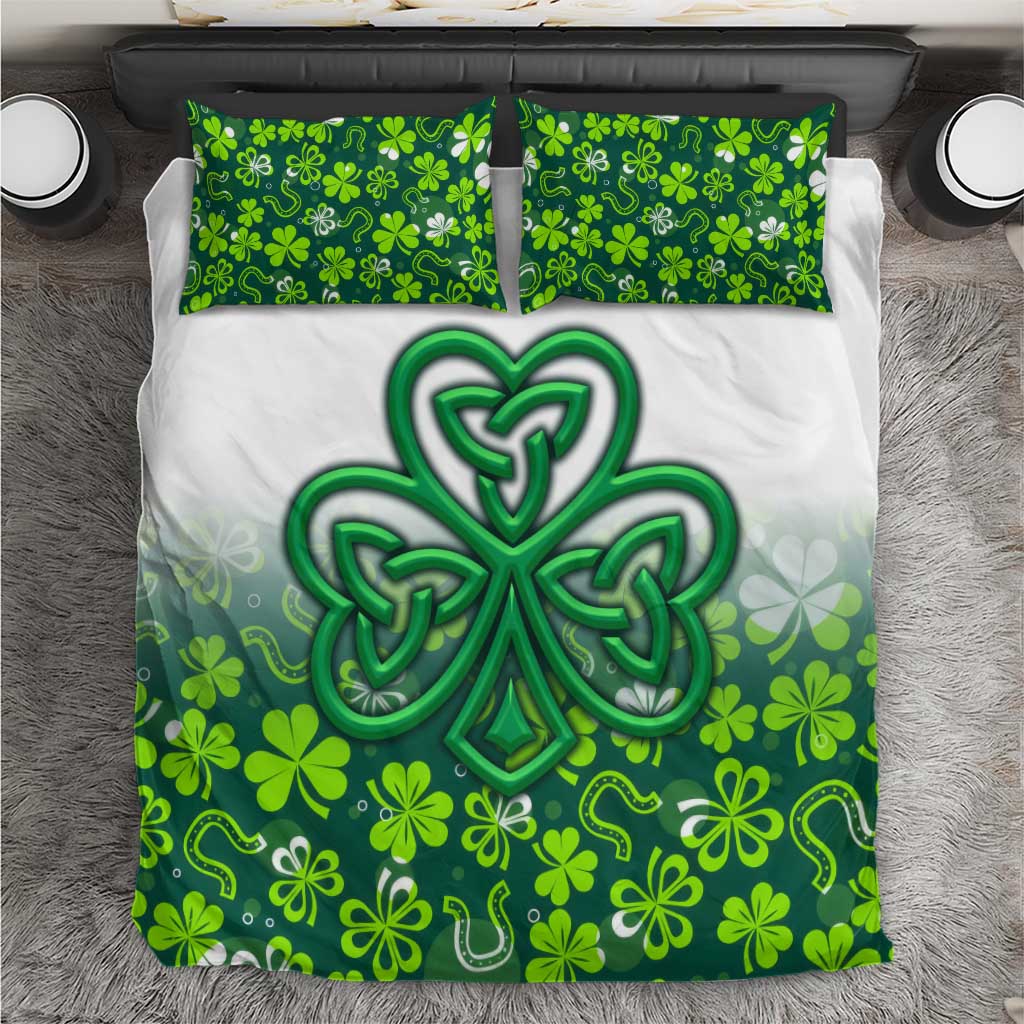Celtic Knot and Clover Ireland - Inspired Design Bedding Set