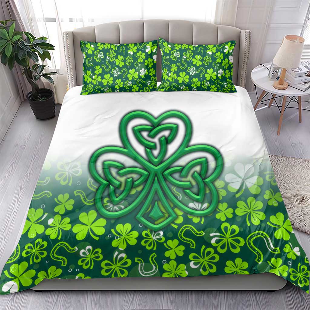 Celtic Knot and Clover Ireland - Inspired Design Bedding Set