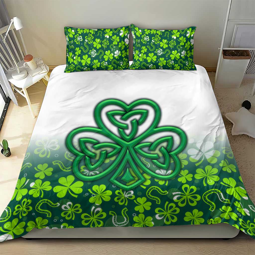 Celtic Knot and Clover Ireland - Inspired Design Bedding Set