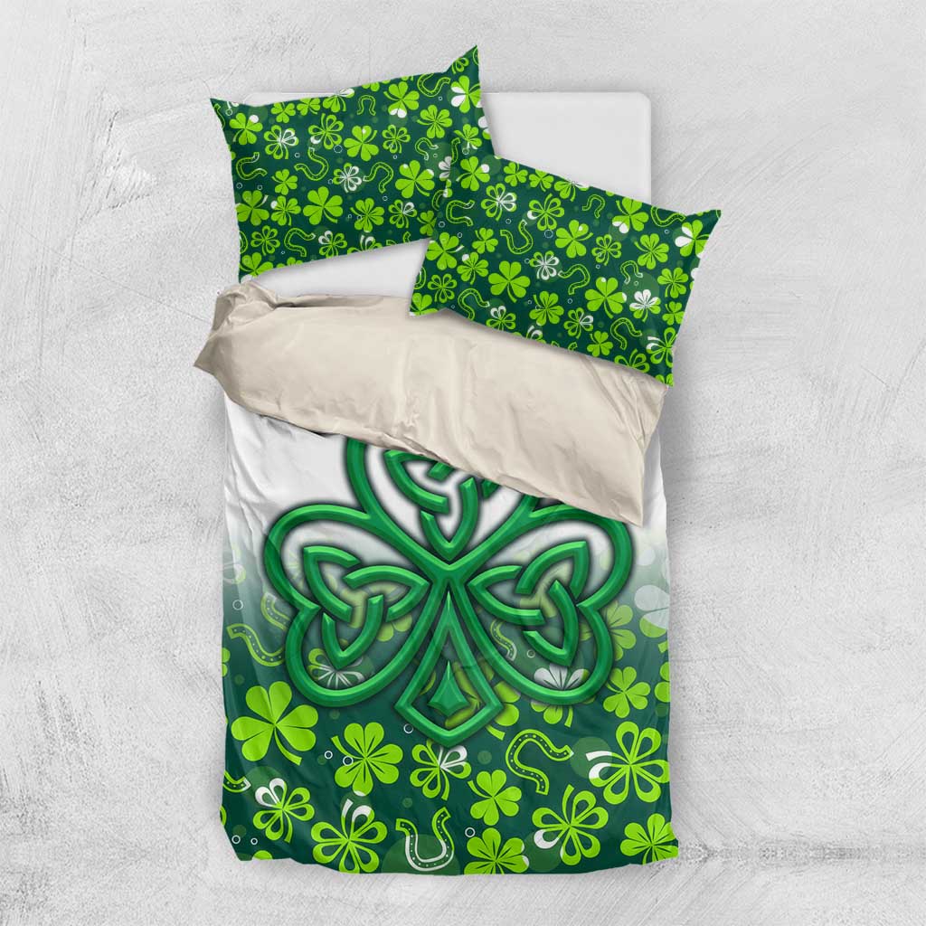 Celtic Knot and Clover Ireland - Inspired Design Bedding Set