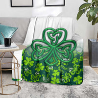 Celtic Knot and Clover Ireland - Inspired Design Blanket