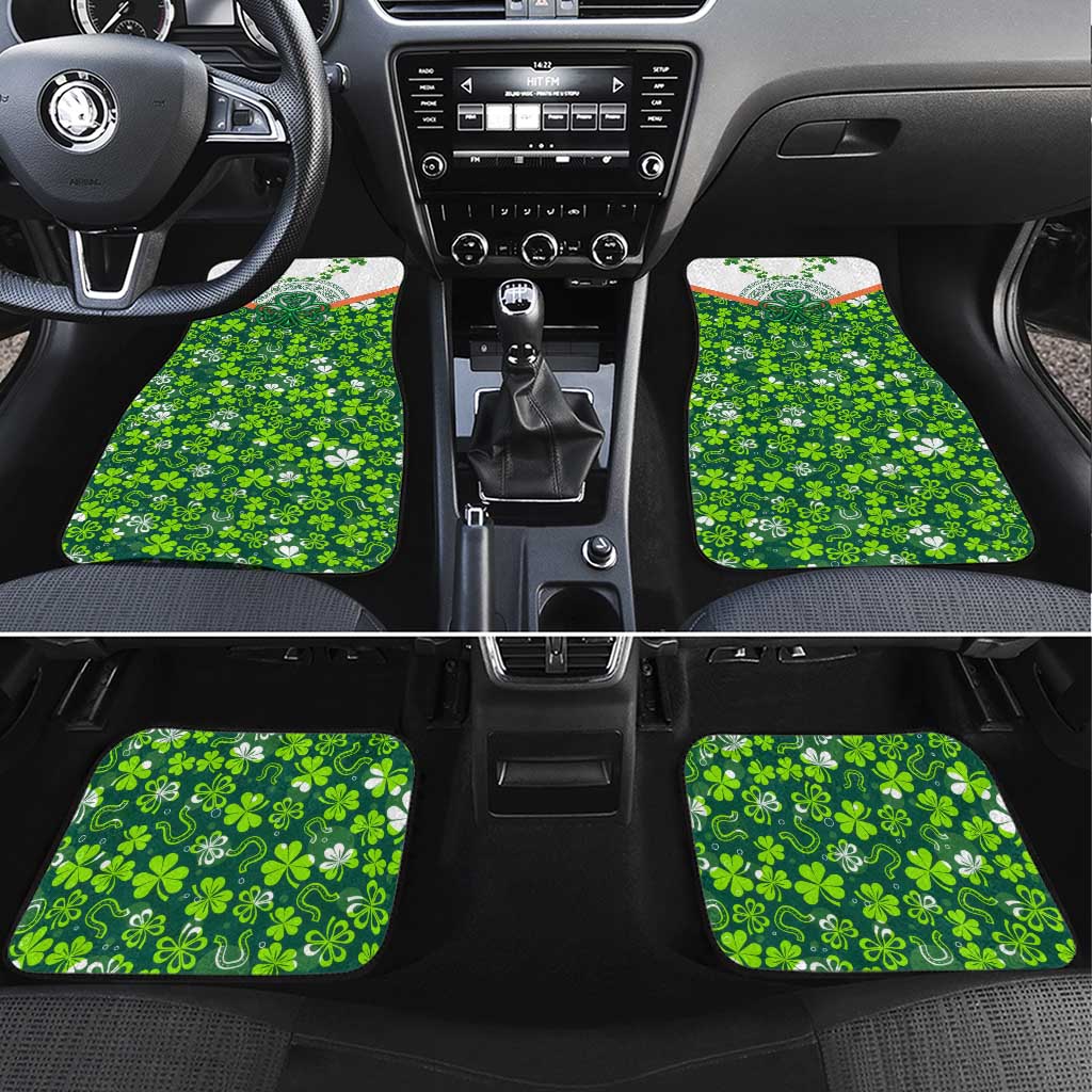 Celtic Knot and Clover Ireland - Inspired Design Car Mats