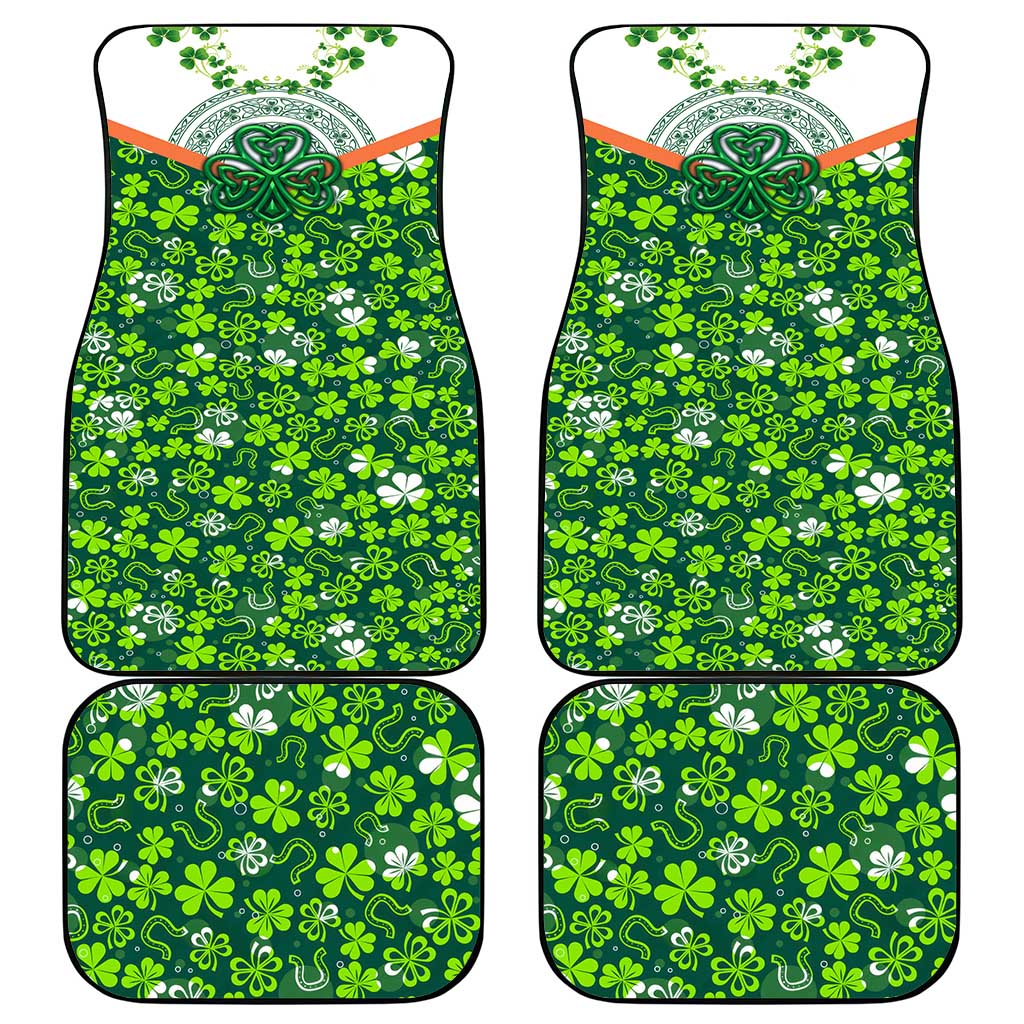 Celtic Knot and Clover Ireland - Inspired Design Car Mats