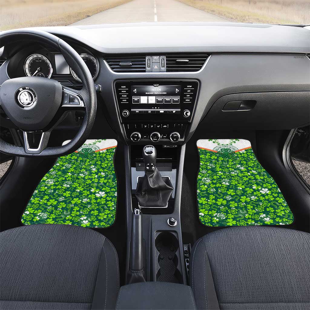 Celtic Knot and Clover Ireland - Inspired Design Car Mats