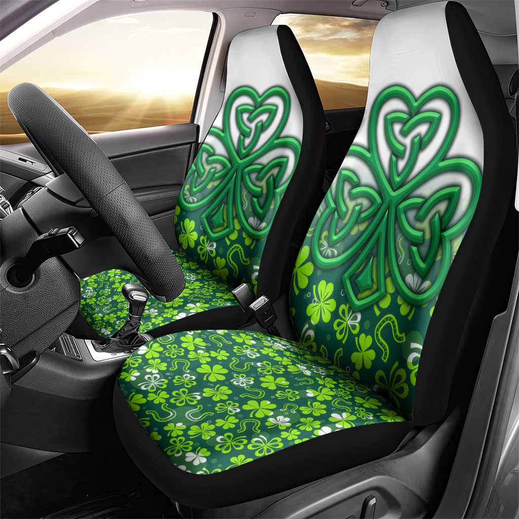 Celtic Knot and Clover Ireland - Inspired Design Car Seat Cover