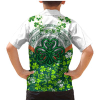 Celtic Knot and Clover Ireland - Inspired Design Family Matching Mermaid Dress and Hawaiian Shirt