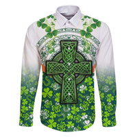 Celtic Knot and Clover Ireland - Inspired Design Family Matching Puletasi and Hawaiian Shirt