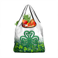 Celtic Knot and Clover Ireland - Inspired Design Grocery Bag