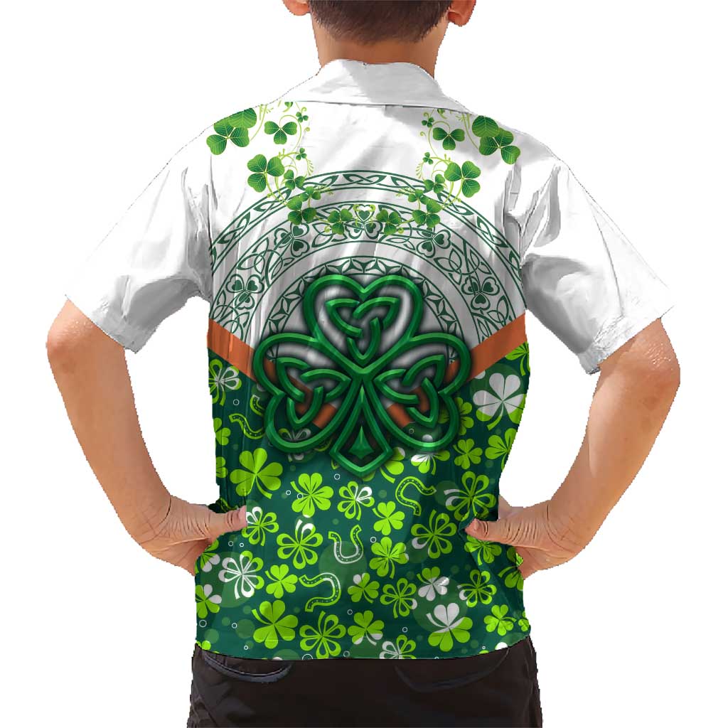 Celtic Knot and Clover Ireland - Inspired Design Hawaiian Shirt