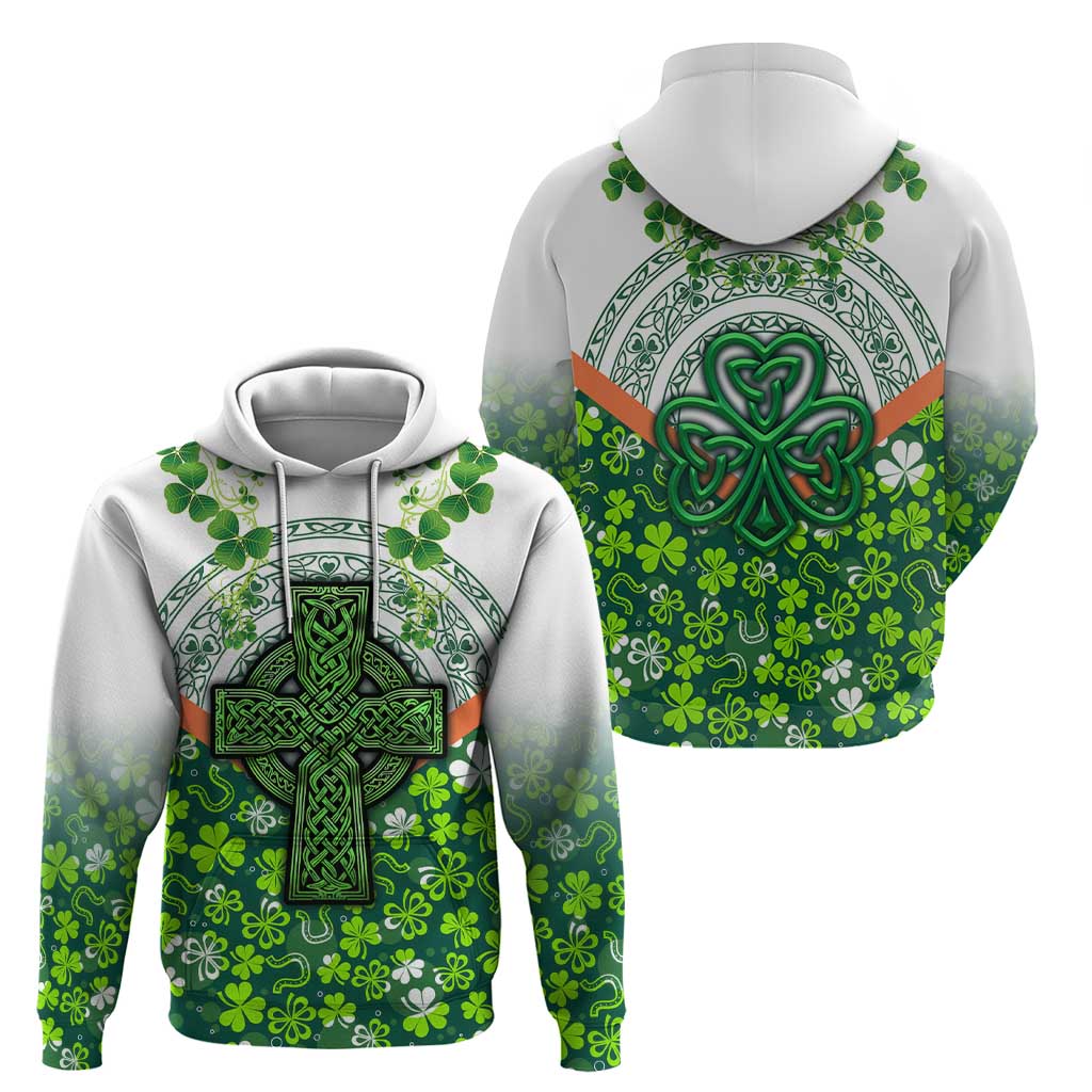 Celtic Knot and Clover Ireland - Inspired Design Hoodie