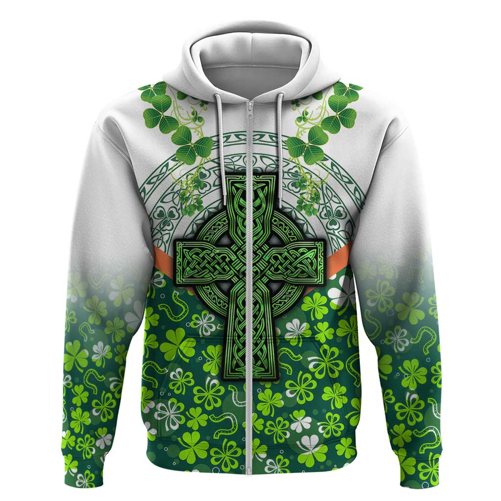 Celtic Knot and Clover Ireland - Inspired Design Hoodie