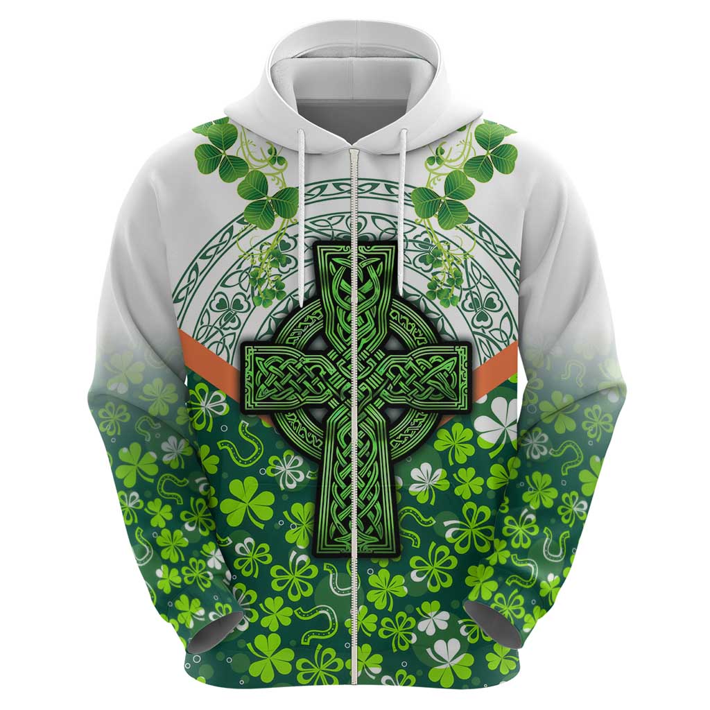 Celtic Knot and Clover Ireland - Inspired Design Hoodie