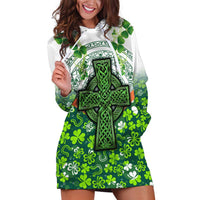 Celtic Knot and Clover Ireland - Inspired Design Hoodie Dress