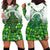 Celtic Knot and Clover Ireland - Inspired Design Hoodie Dress