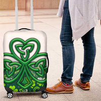 Celtic Knot and Clover Ireland - Inspired Design Luggage Cover