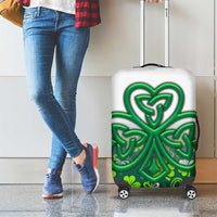 Celtic Knot and Clover Ireland - Inspired Design Luggage Cover