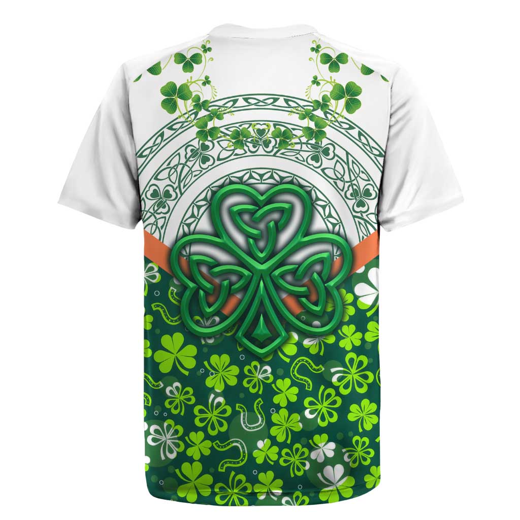 Celtic Knot and Clover Ireland - Inspired Design Rugby Jersey
