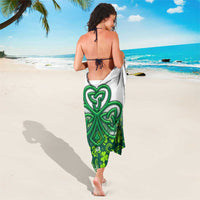 Celtic Knot and Clover Ireland - Inspired Design Sarong