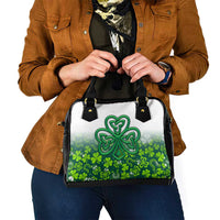 Celtic Knot and Clover Ireland - Inspired Design Shoulder Handbag