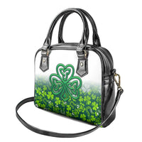 Celtic Knot and Clover Ireland - Inspired Design Shoulder Handbag