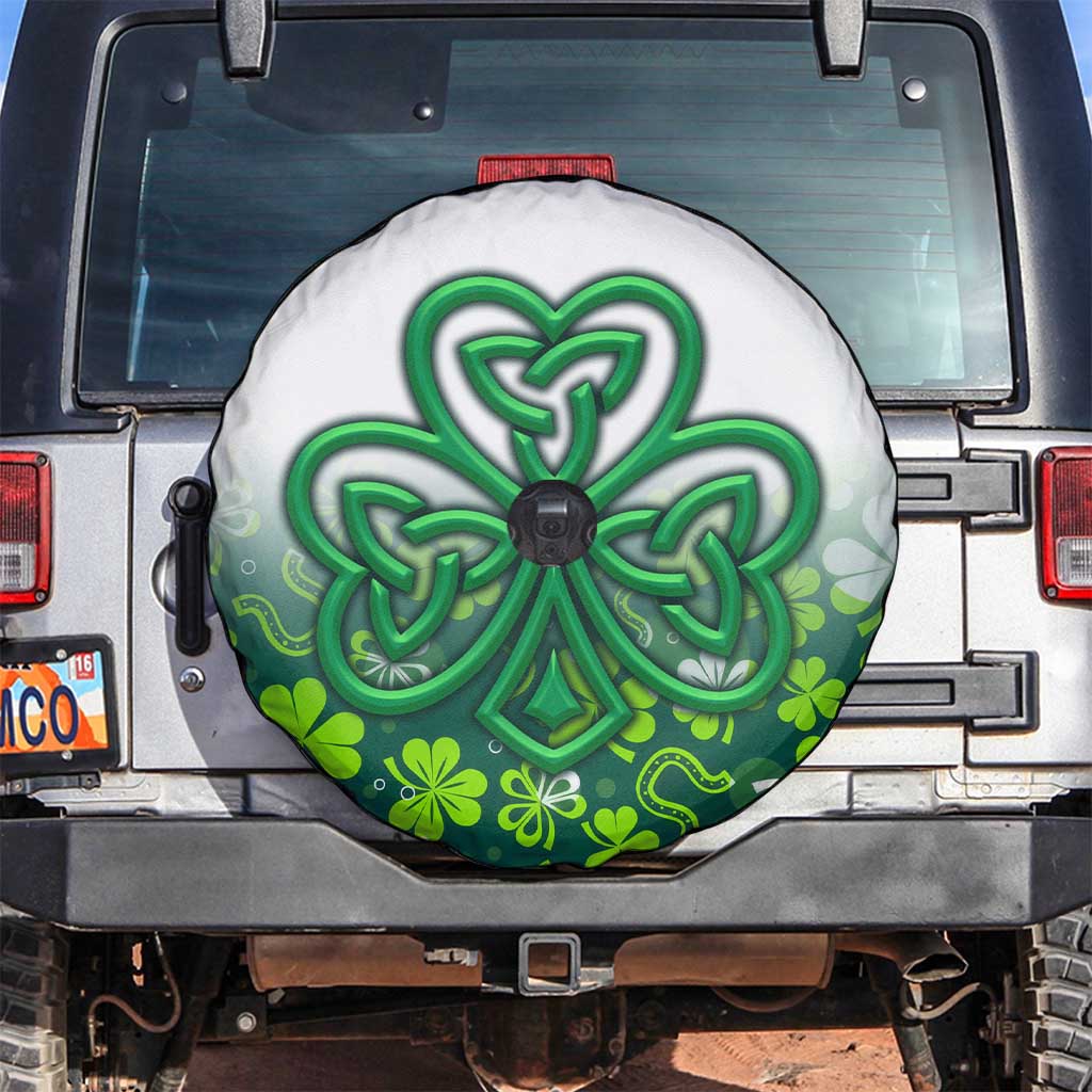Celtic Knot and Clover Ireland - Inspired Design Spare Tire Cover