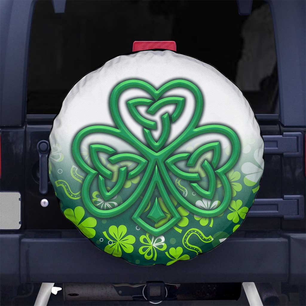 Celtic Knot and Clover Ireland - Inspired Design Spare Tire Cover