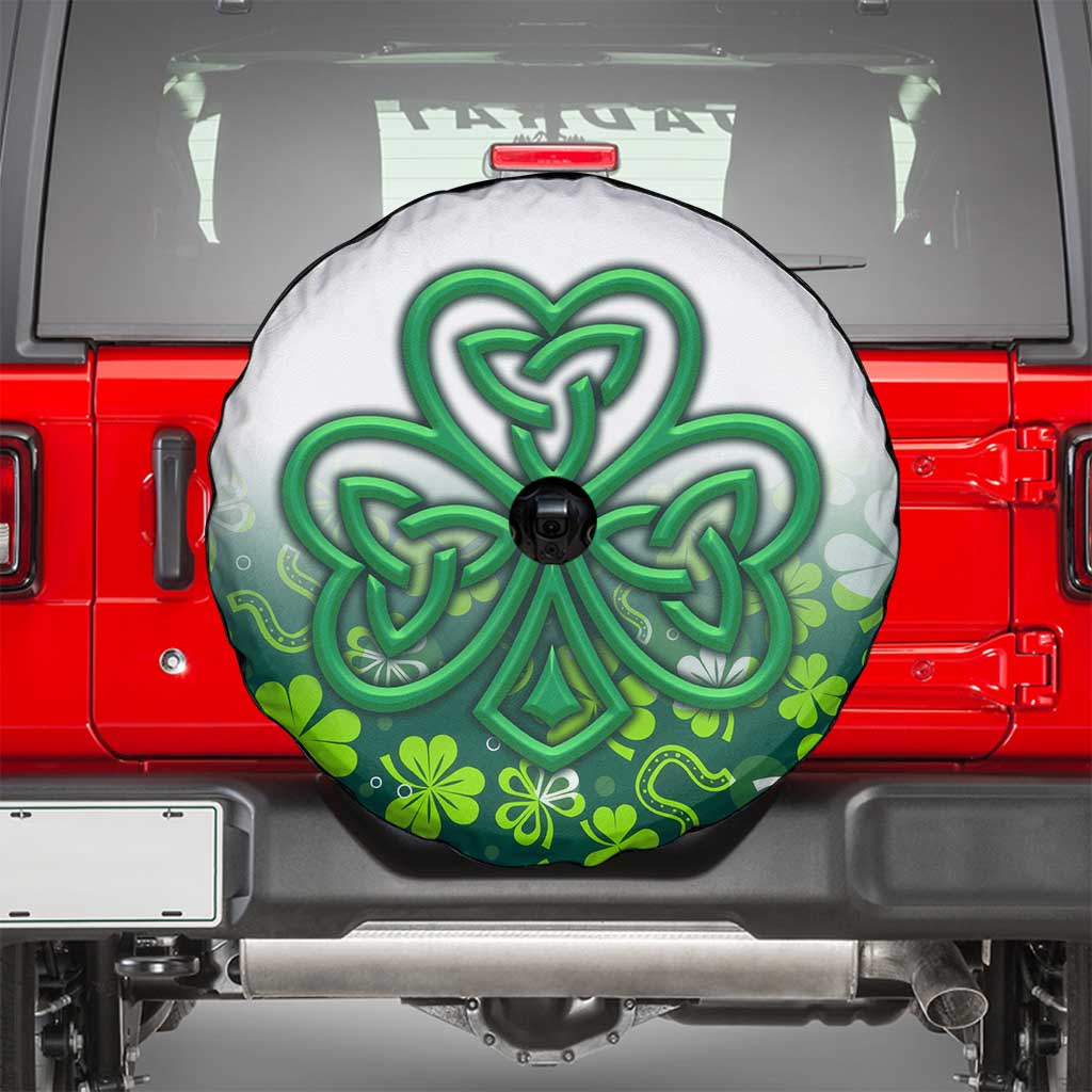 Celtic Knot and Clover Ireland - Inspired Design Spare Tire Cover