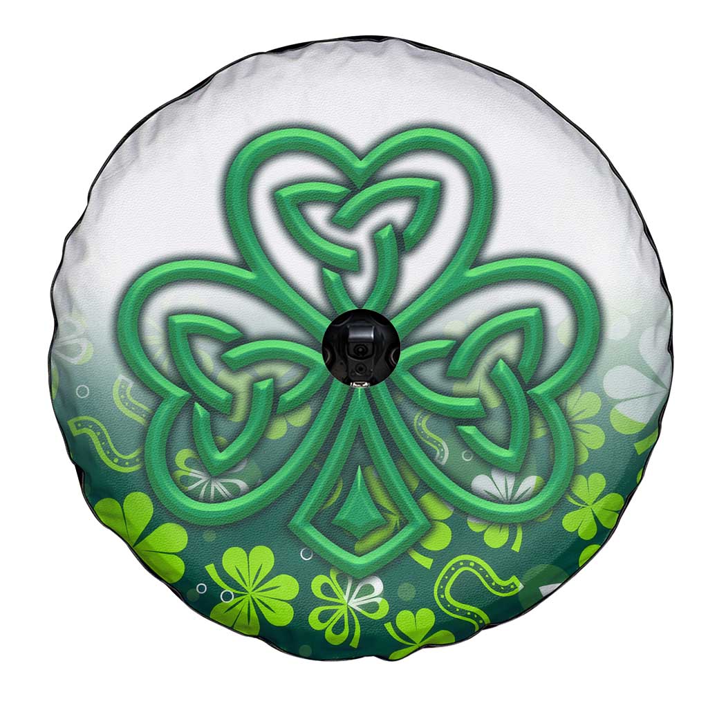 Celtic Knot and Clover Ireland - Inspired Design Spare Tire Cover