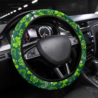 Celtic Knot and Clover Ireland - Inspired Design Steering Wheel Cover